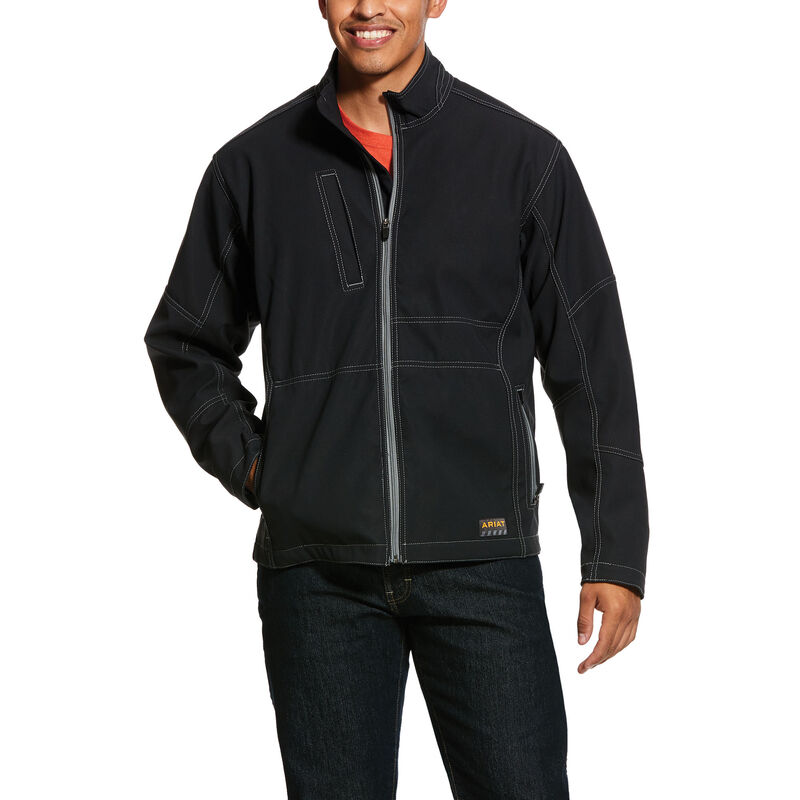 Ariat Work: Rebar Stretch Canvas Chaquetas Hombre - Negras (MTDUS2976)